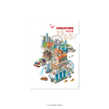 Load image into Gallery viewer, Singapore Kaleidoscope - A4 L-shape Folder
