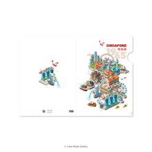 Load image into Gallery viewer, Singapore Kaleidoscope - A4 L-shape Folder
