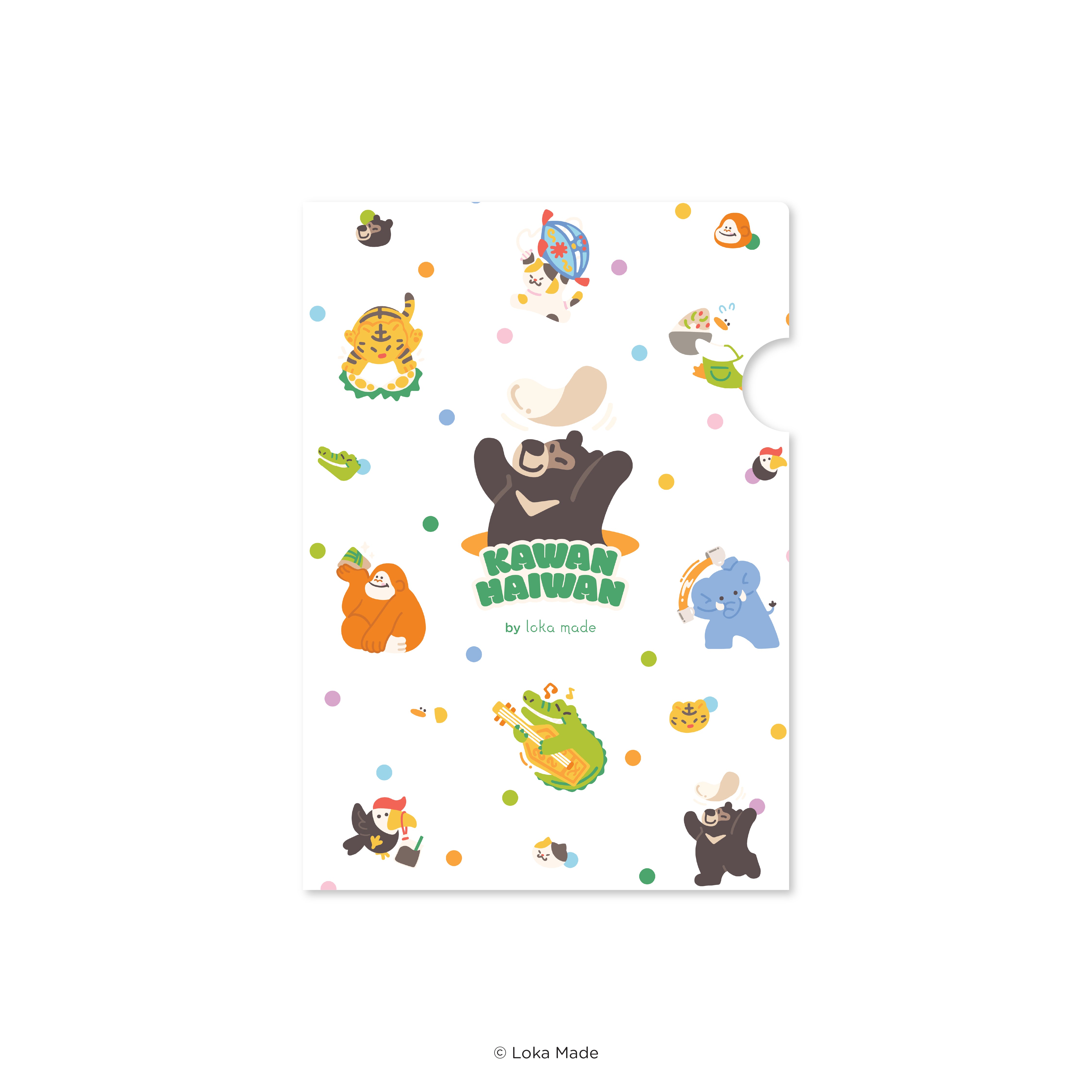 Kawan-Haiwan 'Cozy Gathering' -  A4 Folder