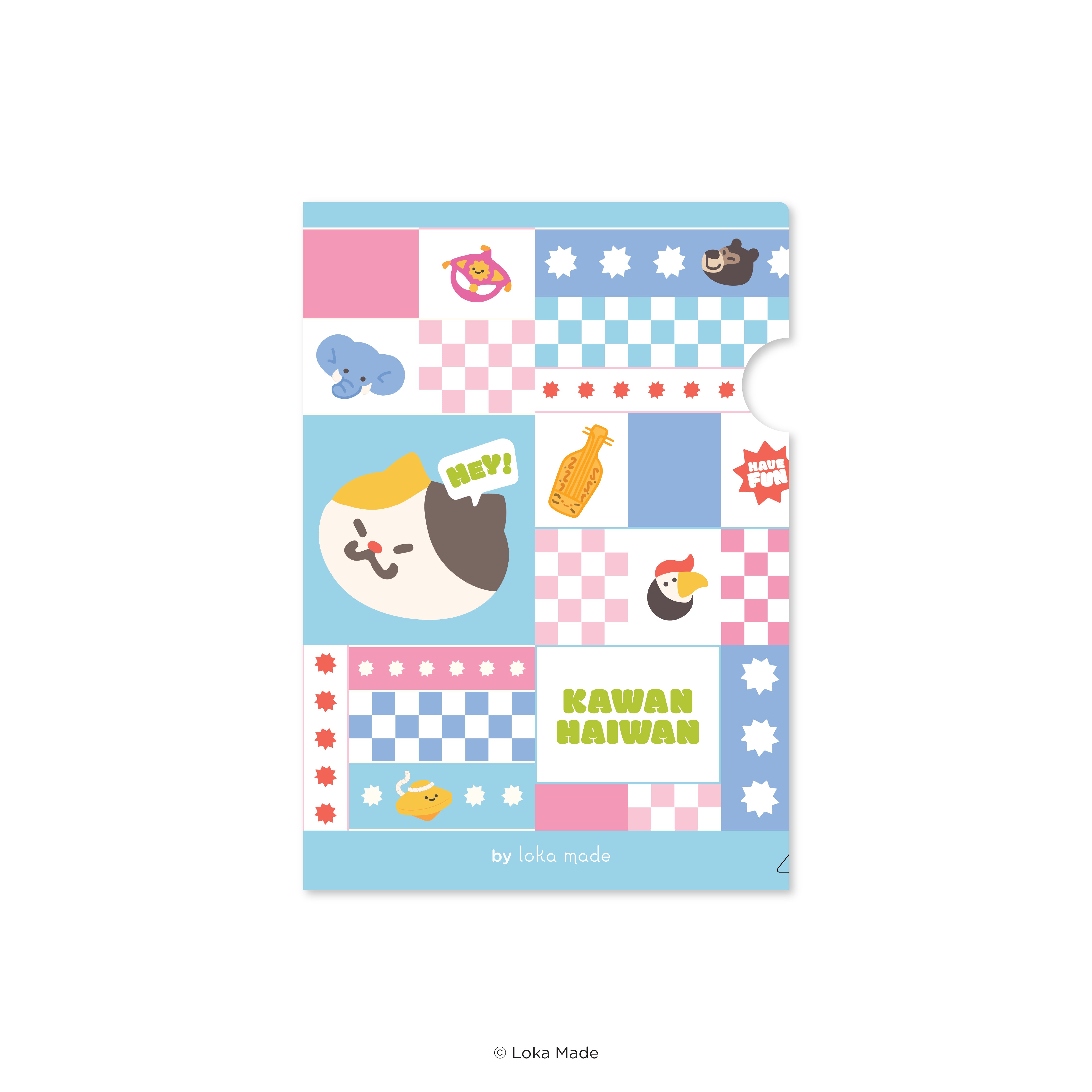 Kawan-Haiwan 'Blue-tiful Bonds' -  A4 Folder