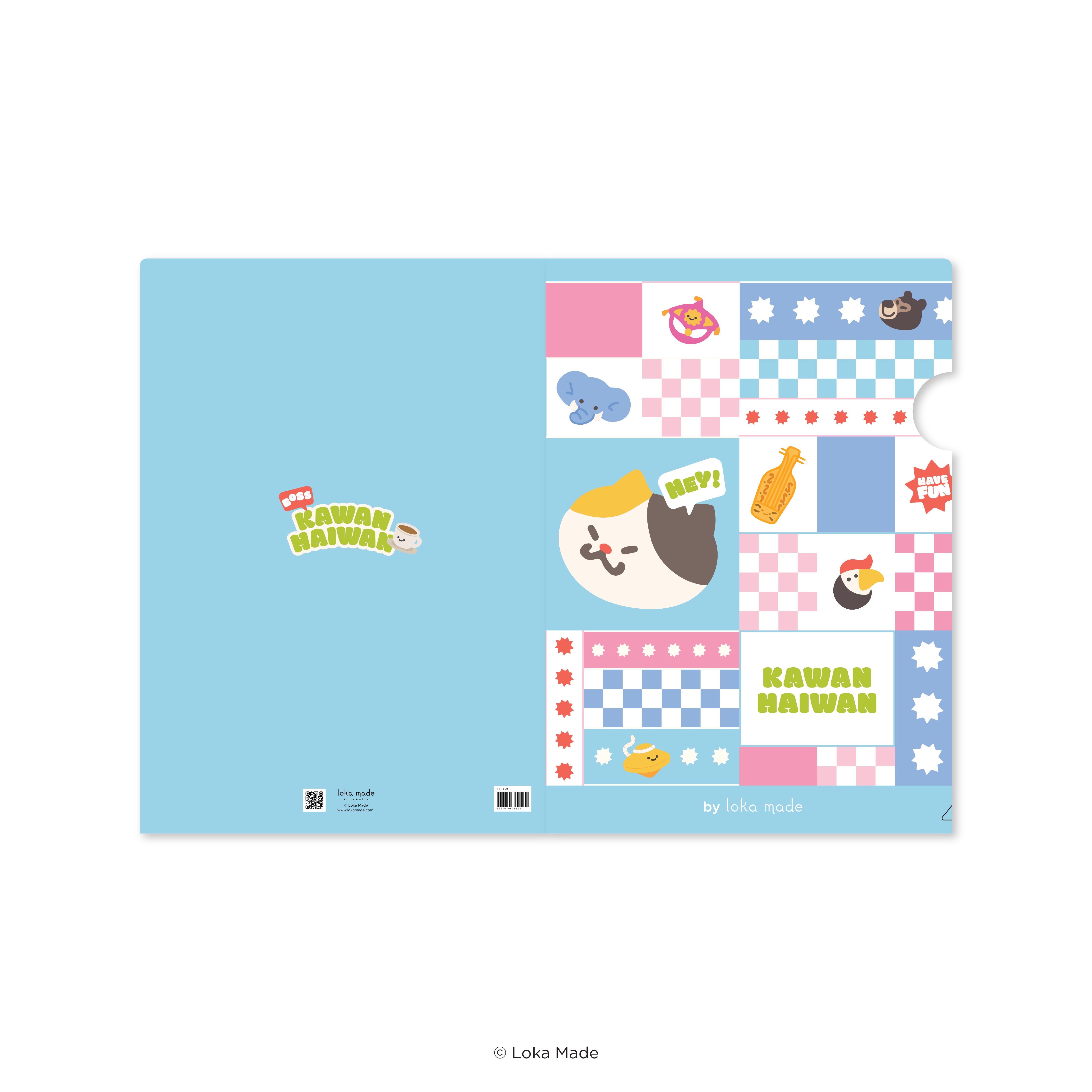 Kawan-Haiwan 'Blue-tiful Bonds' -  A4 Folder