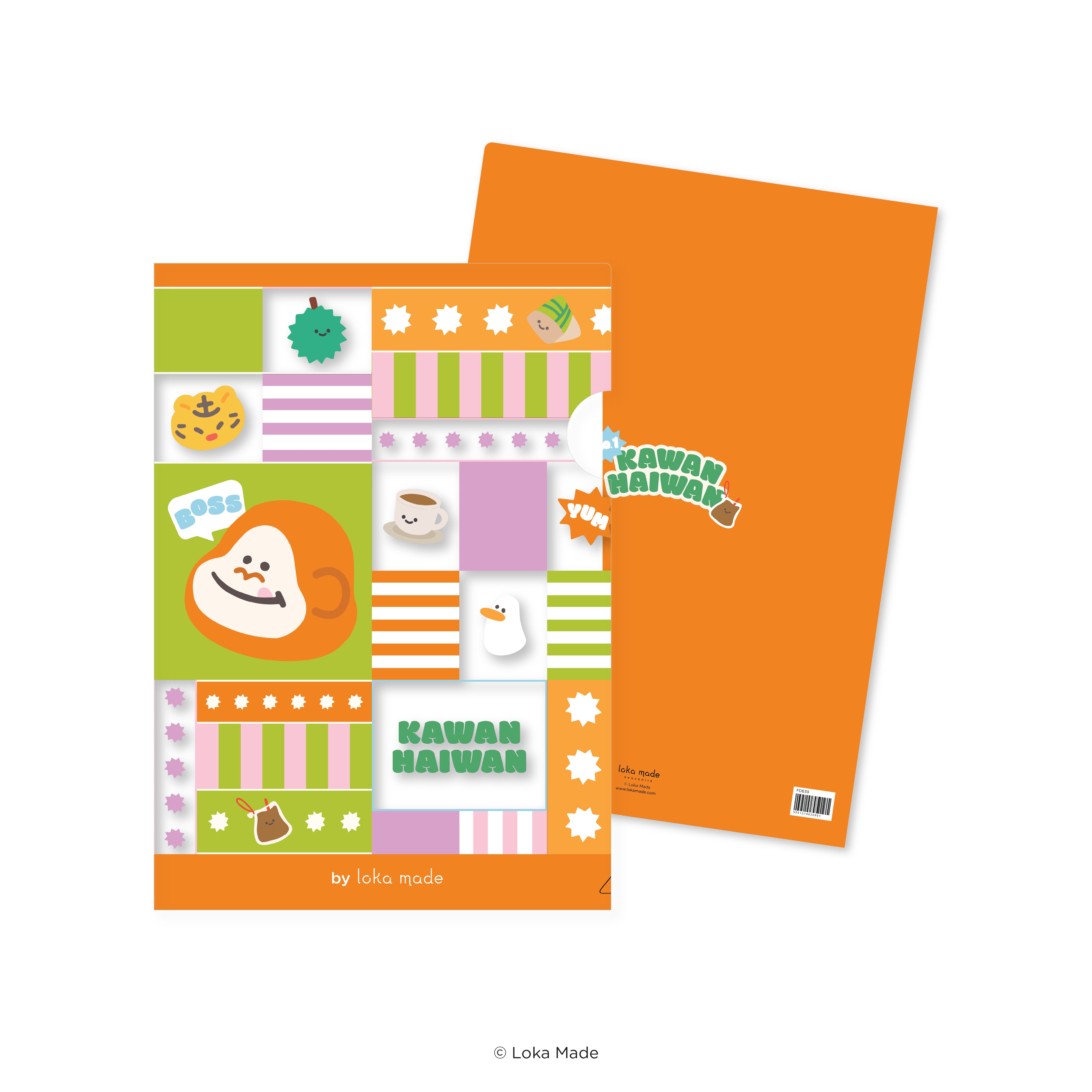 Kawan-Haiwan 'Sunny Side Friends' -  A4 Folder