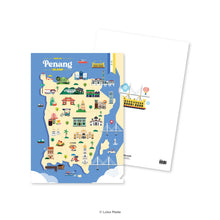 Load image into Gallery viewer, Map of the Penang Island - A4 L-shape Folder
