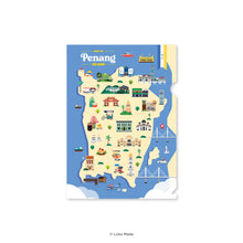 Load image into Gallery viewer, Map of the Penang Island - A4 L-shape Folder
