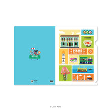 Load image into Gallery viewer, Penang&#39;s Timeless Charm - A4 L-shape Folder
