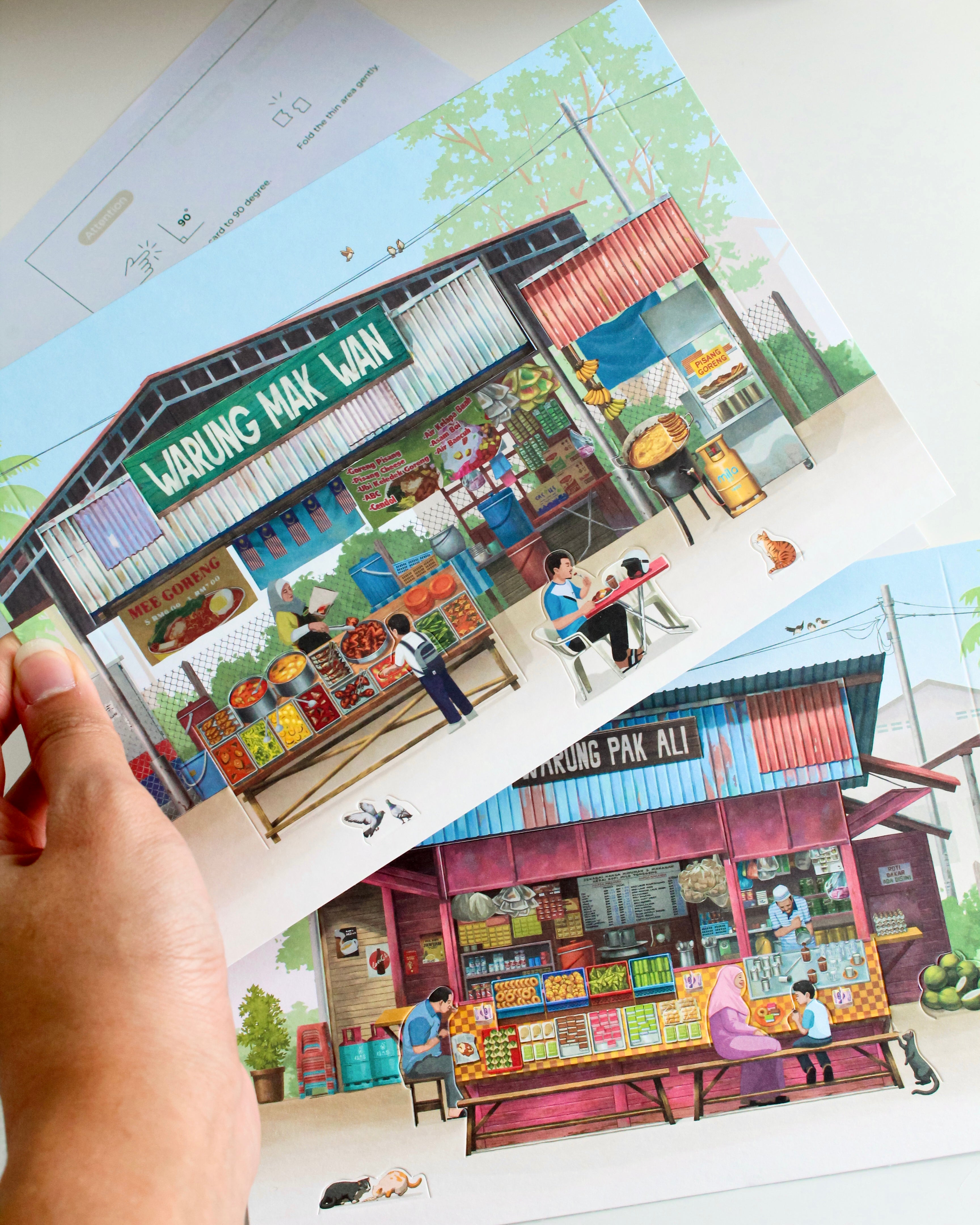 Pop Up Postcard: Small Town Warung