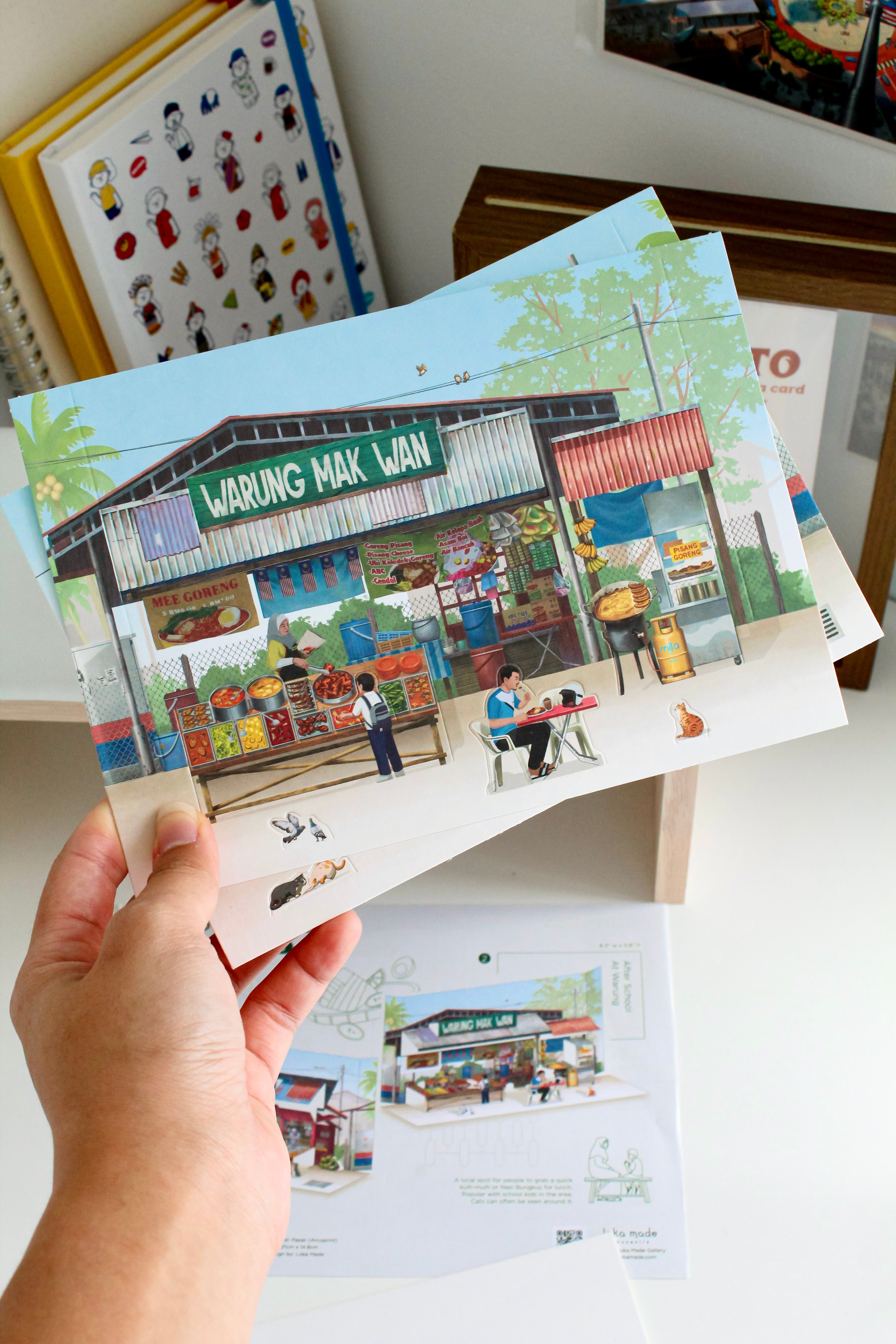 Pop Up Postcard: Small Town Warung