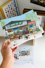 Load image into Gallery viewer, Pop Up Postcard: Small Town Warung PUE01
