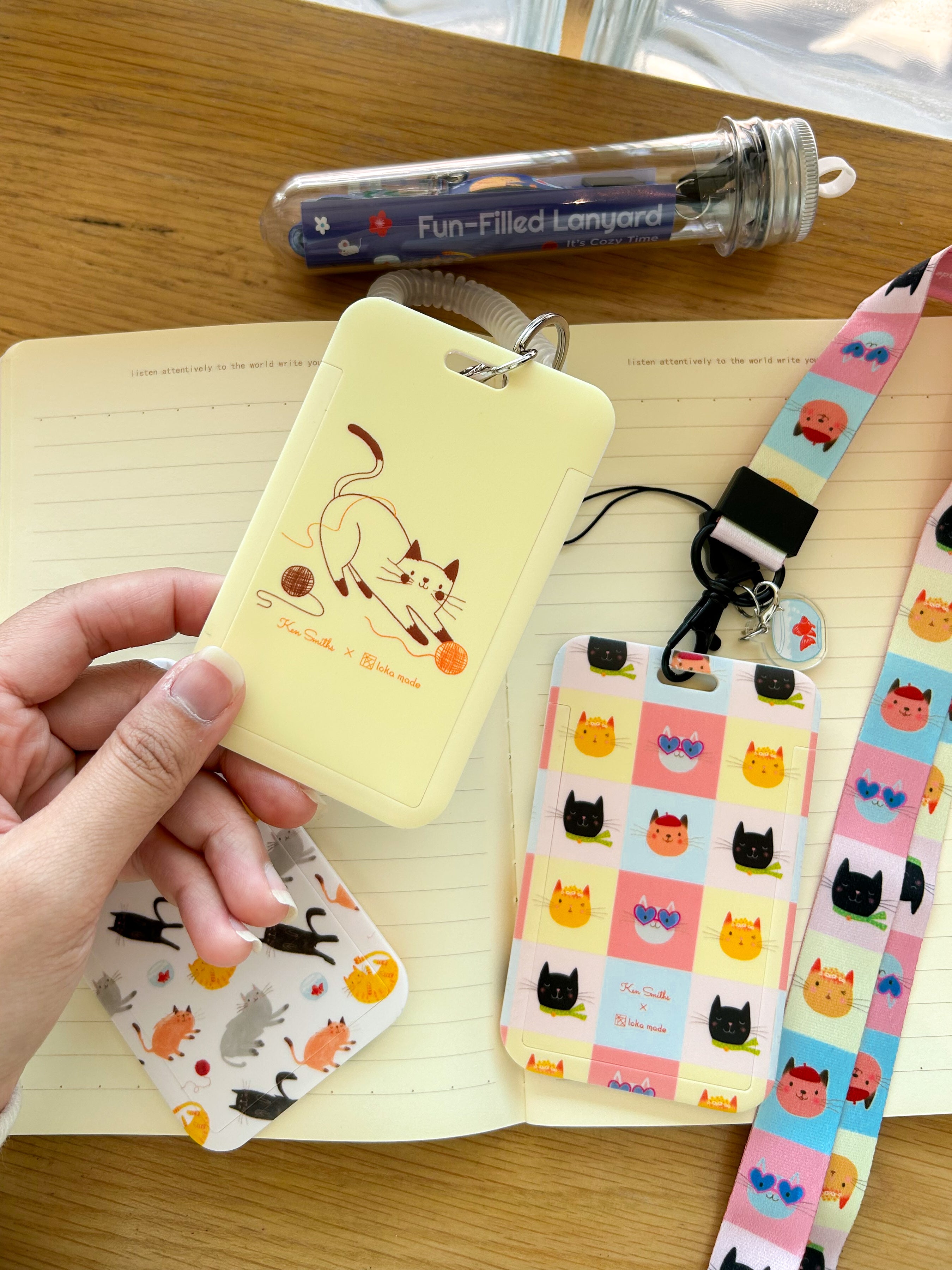 Ken Smiths x Loka Made 'It's Play Time' - ID Tag Holder