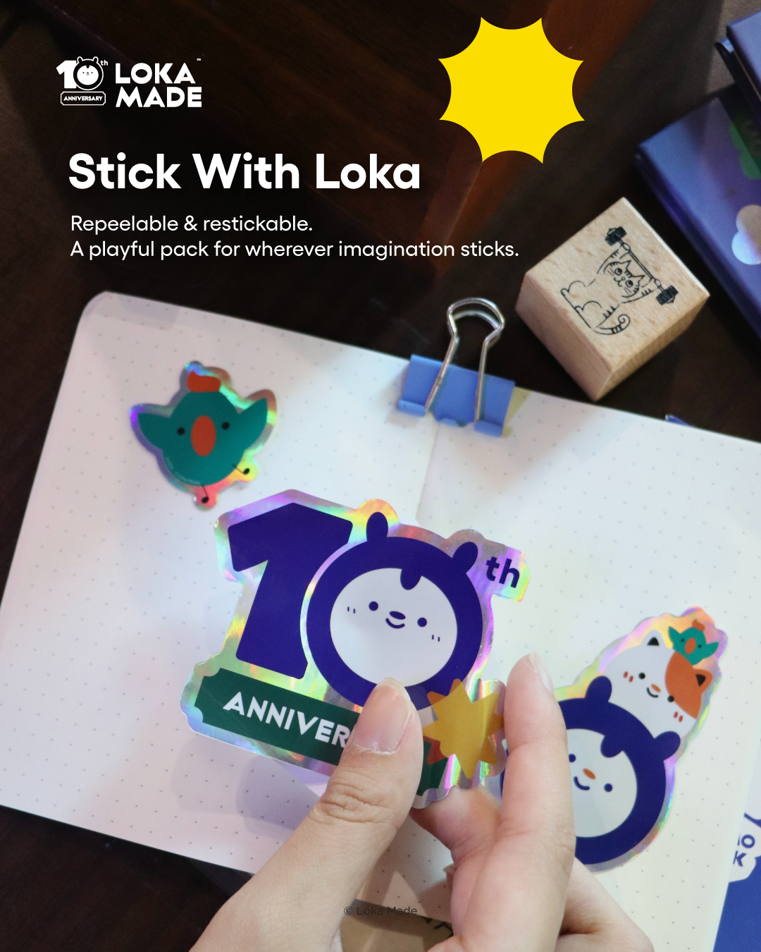 Loka Made 10th Anniversary - Sticker Pack