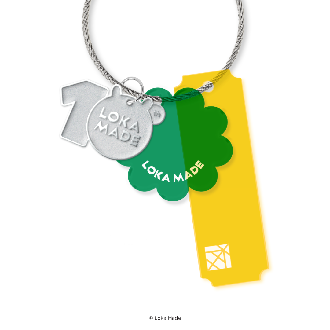 Loka Made 10th Anniversary - Acrylic Keycharms (Green)