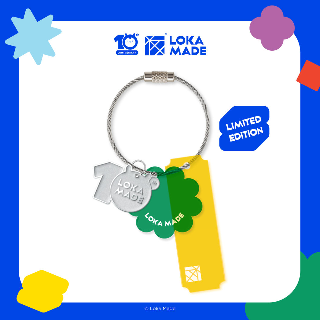 Loka Made 10th Anniversary - Acrylic Keycharms (Green)