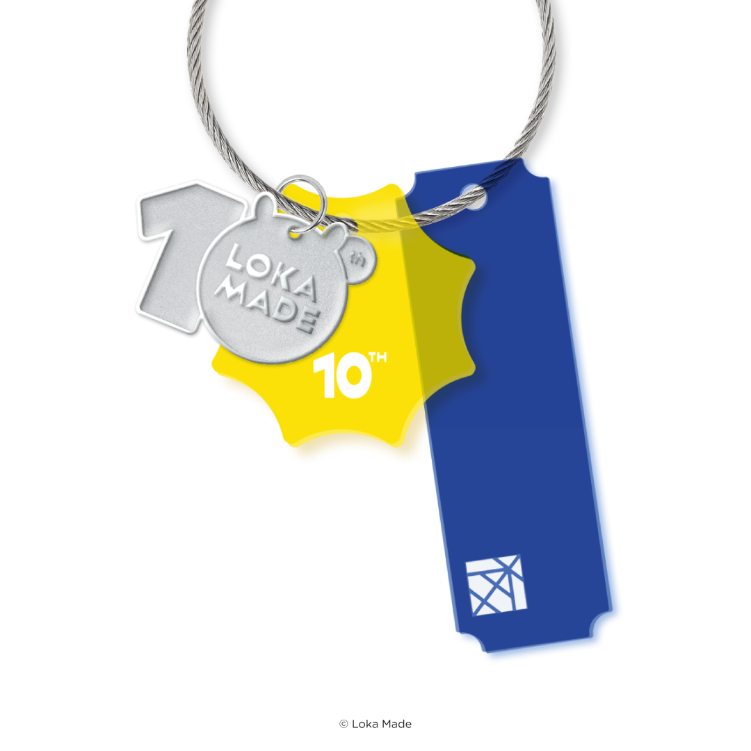 Loka Made 10th Anniversary - Acrylic Keycharms (Blue)