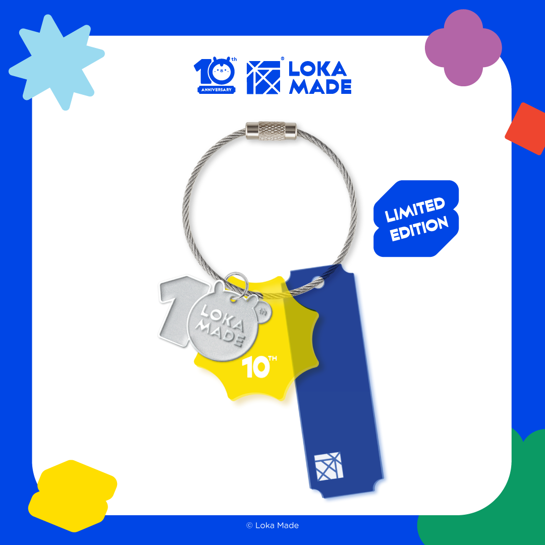 Loka Made 10th Anniversary - Acrylic Keycharms (Blue)
