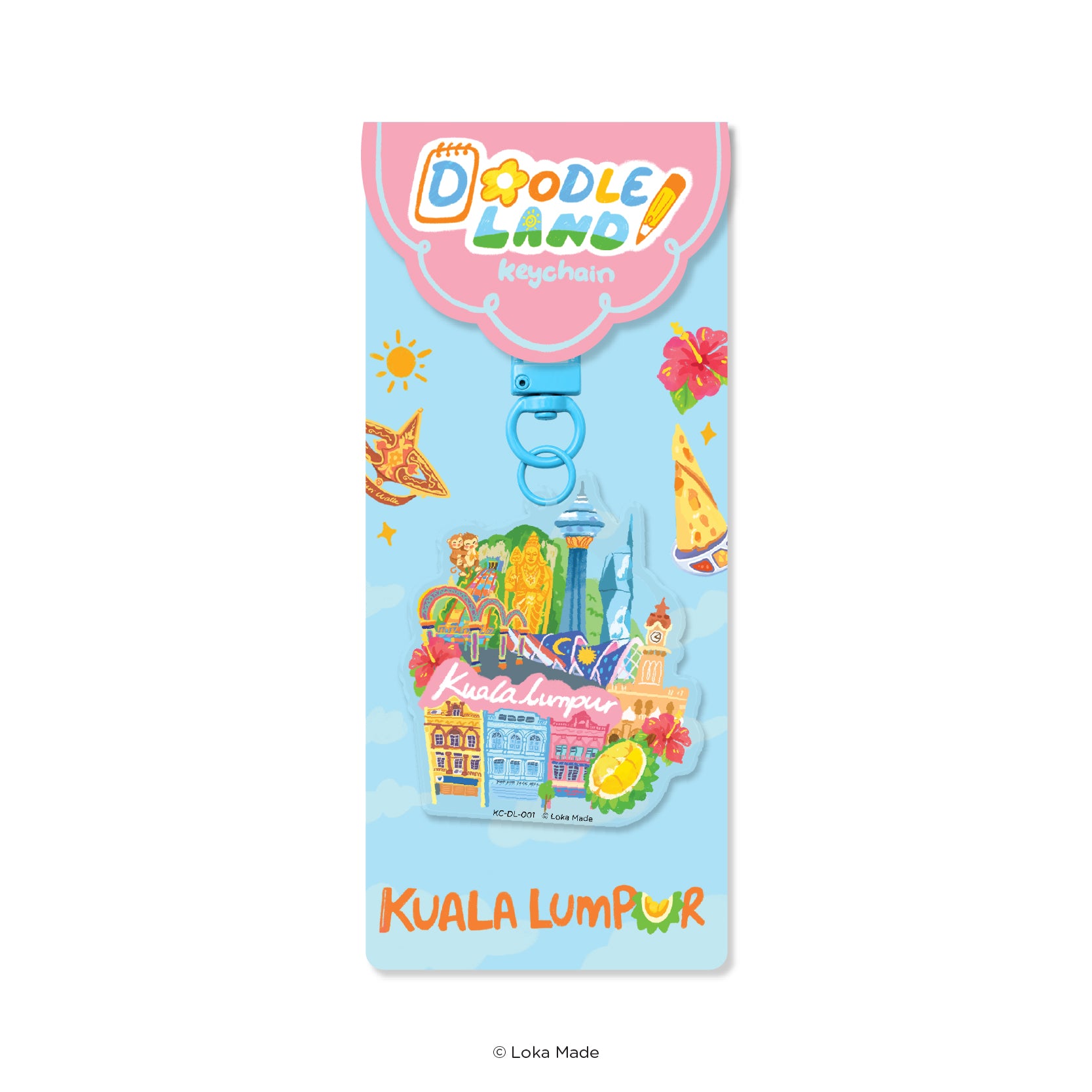 Doodle Land: Discovering KL - Keychain