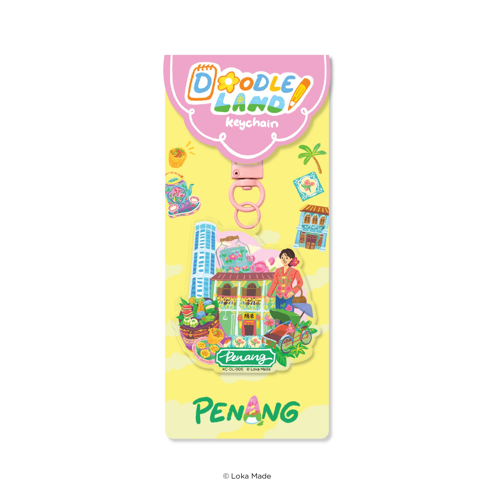 Doodle Land: Peranakan Charm - Keychain