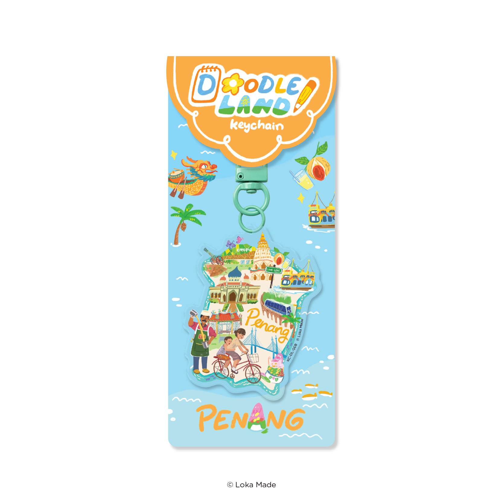 Doodle Land: Island Of Heritage - Keychain