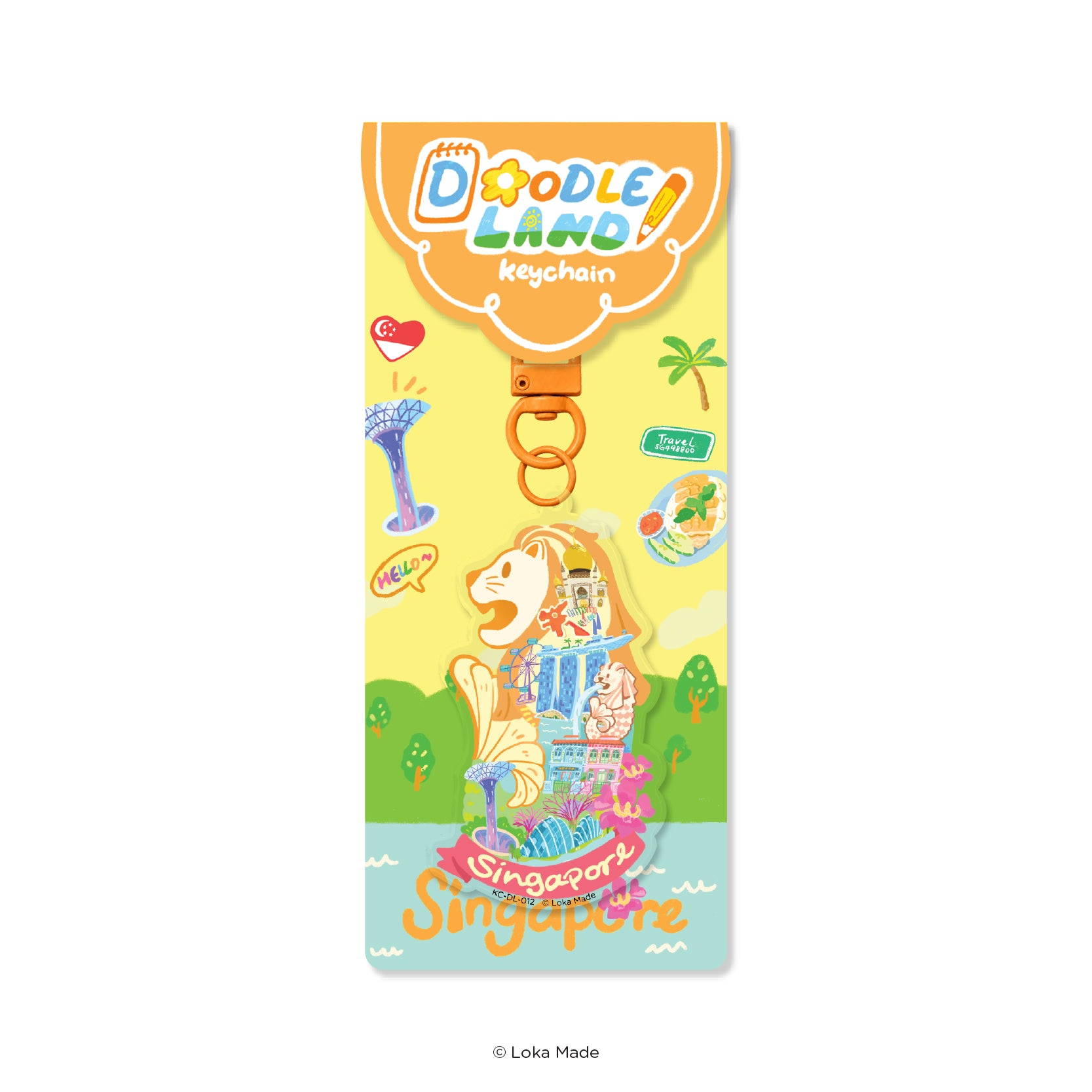 Doodle Land: Magical Lion City - Keychain