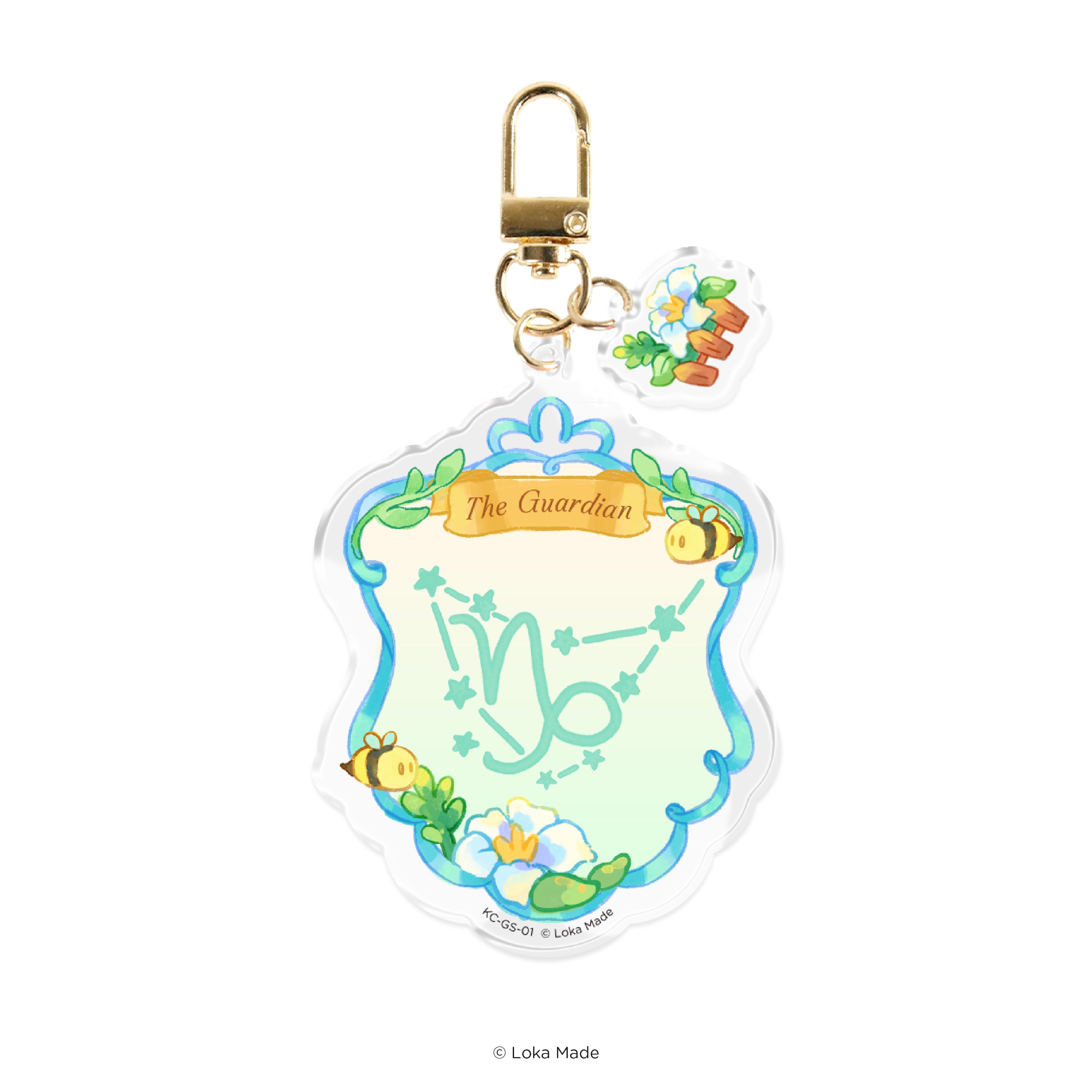 Garden Of The Signs: Capricorn - Keychain