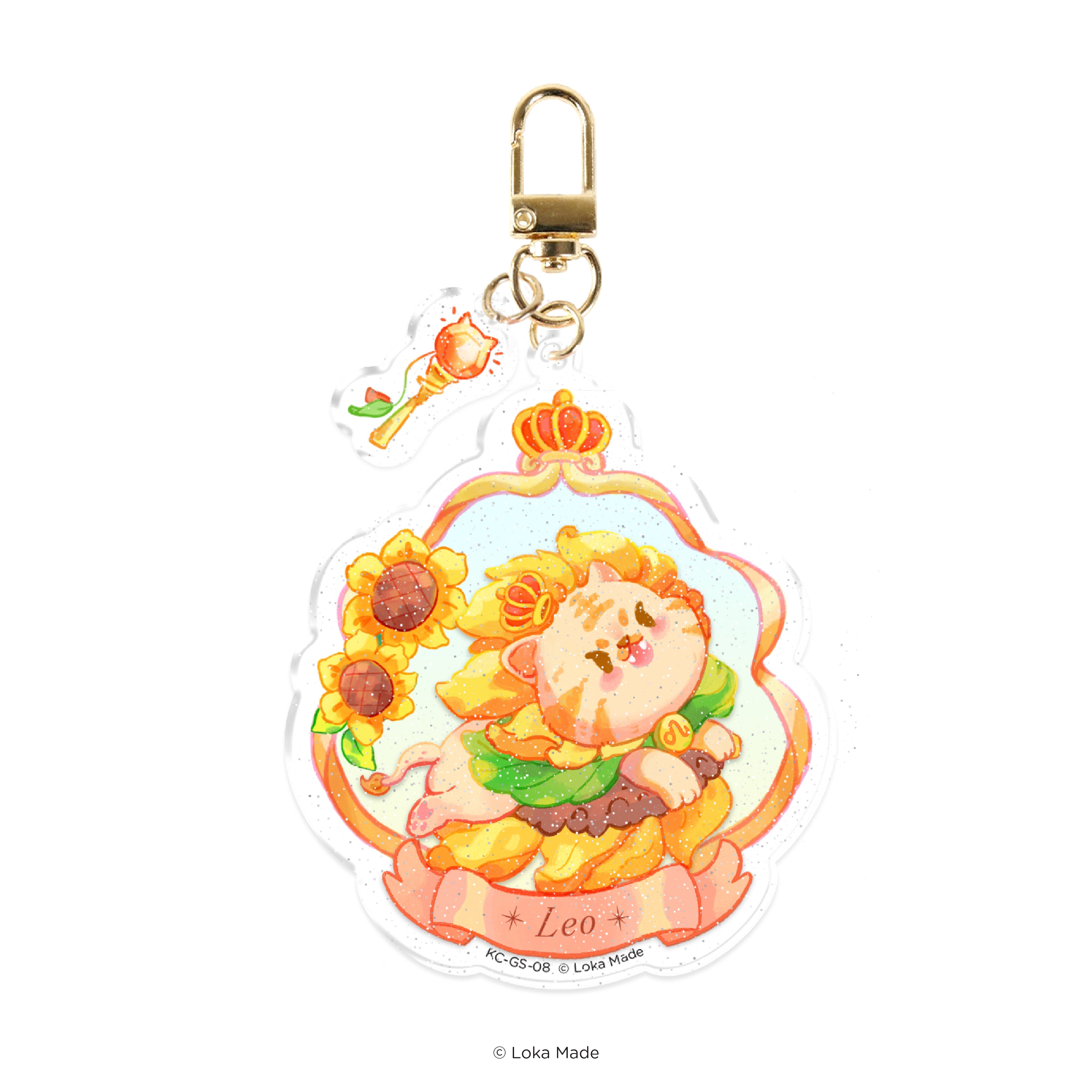 Garden Of The Signs: Leo - Keychain