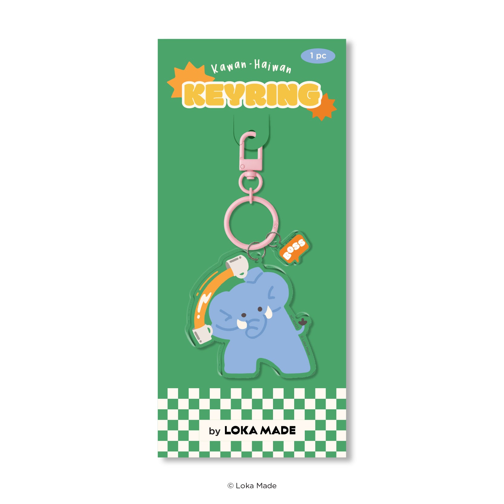 Kawan-Haiwan 'Elephant' - Keyring