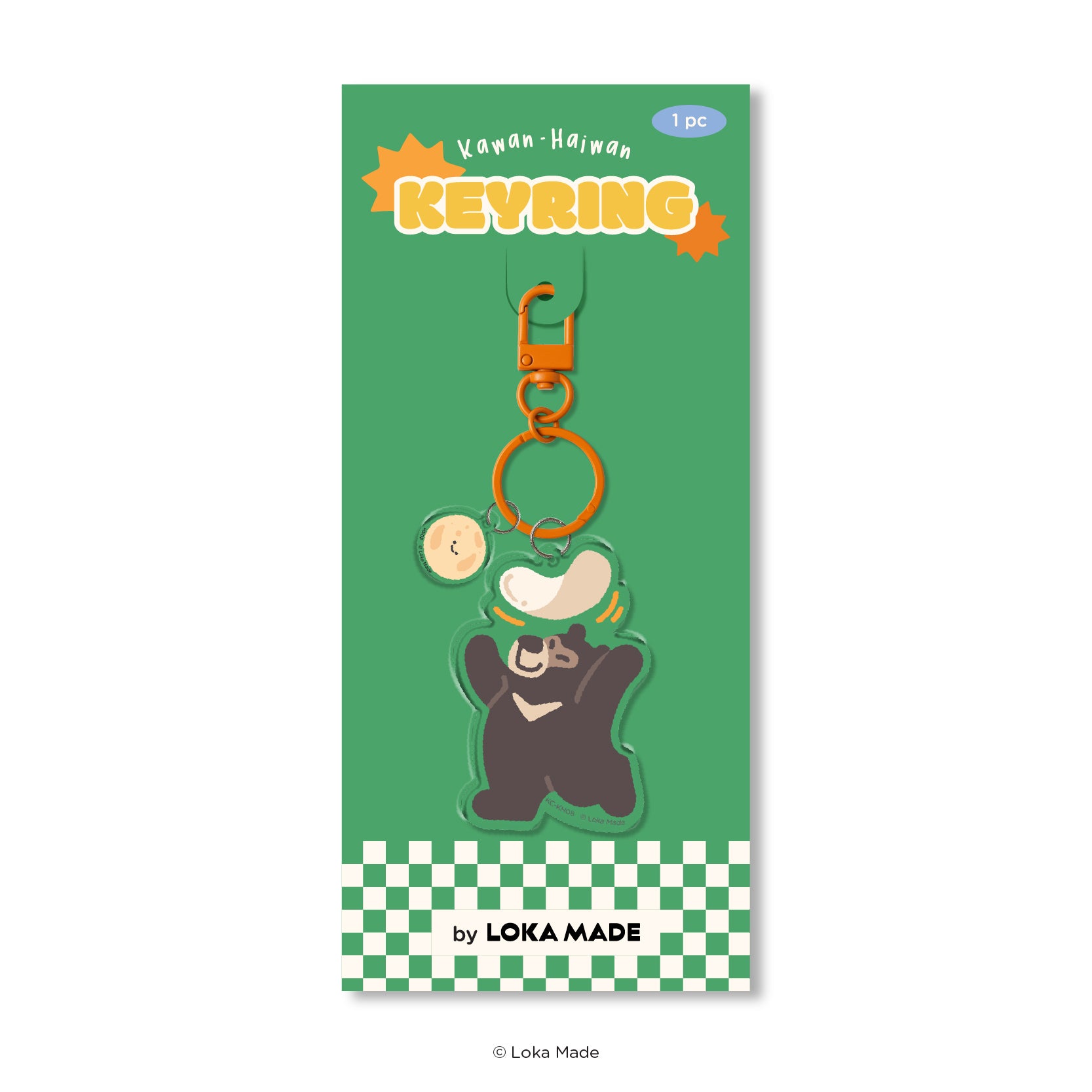 Kawan-Haiwan 'Sun Bear' - Keyring