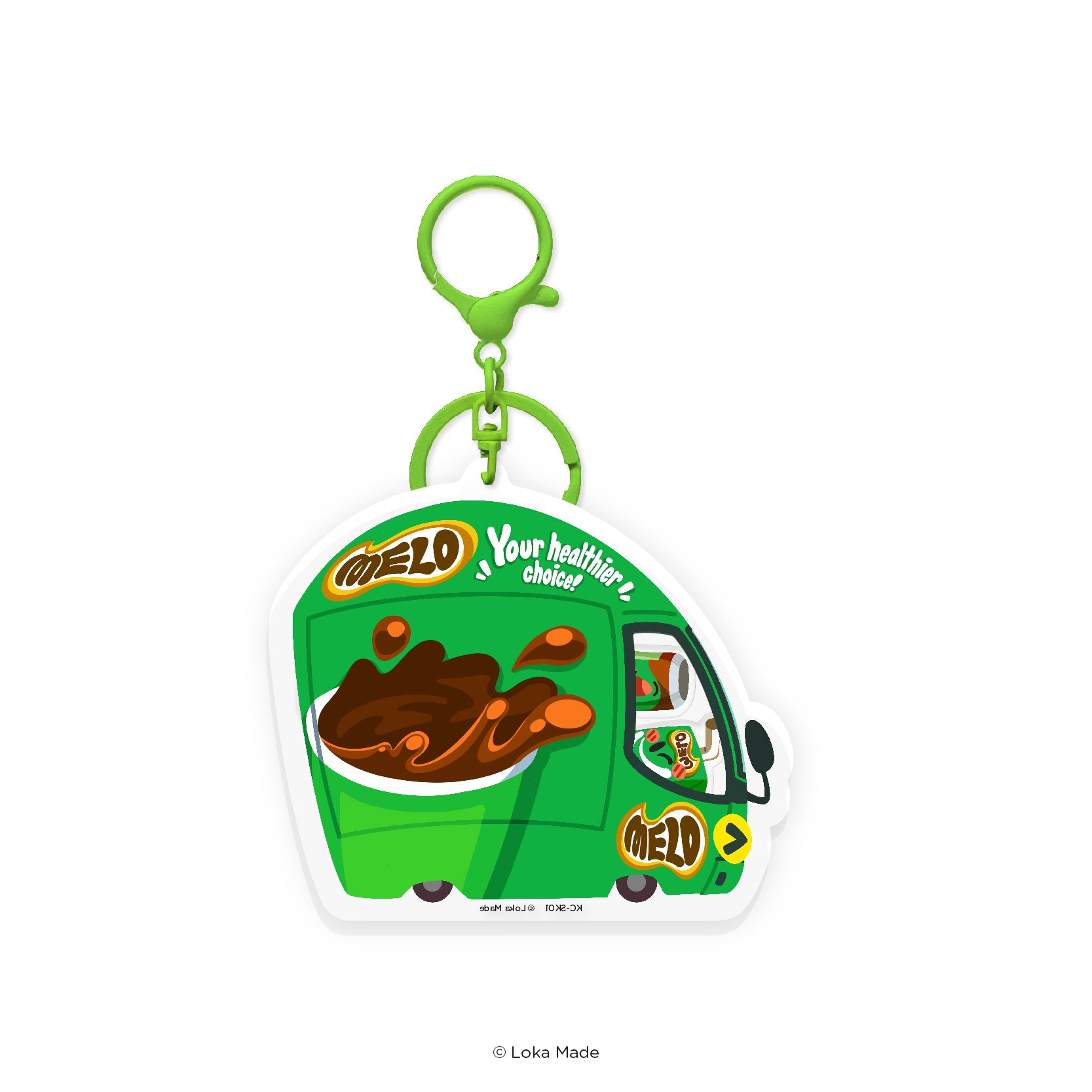 Yum-Yum Shaker ‘Milo Truck’ - Shaker Keychain