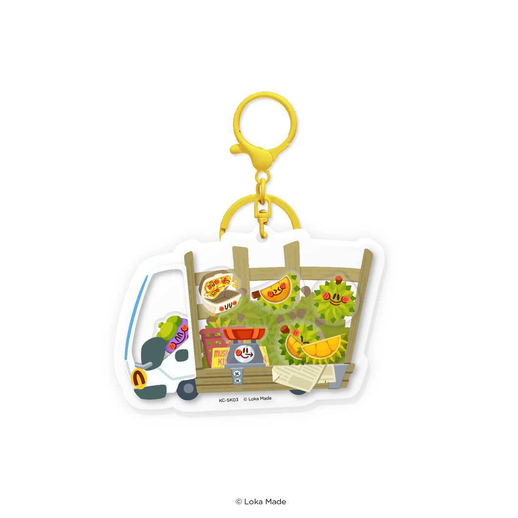 Yum-Yum Shaker ‘Durian Truck’ - Shaker Keychain