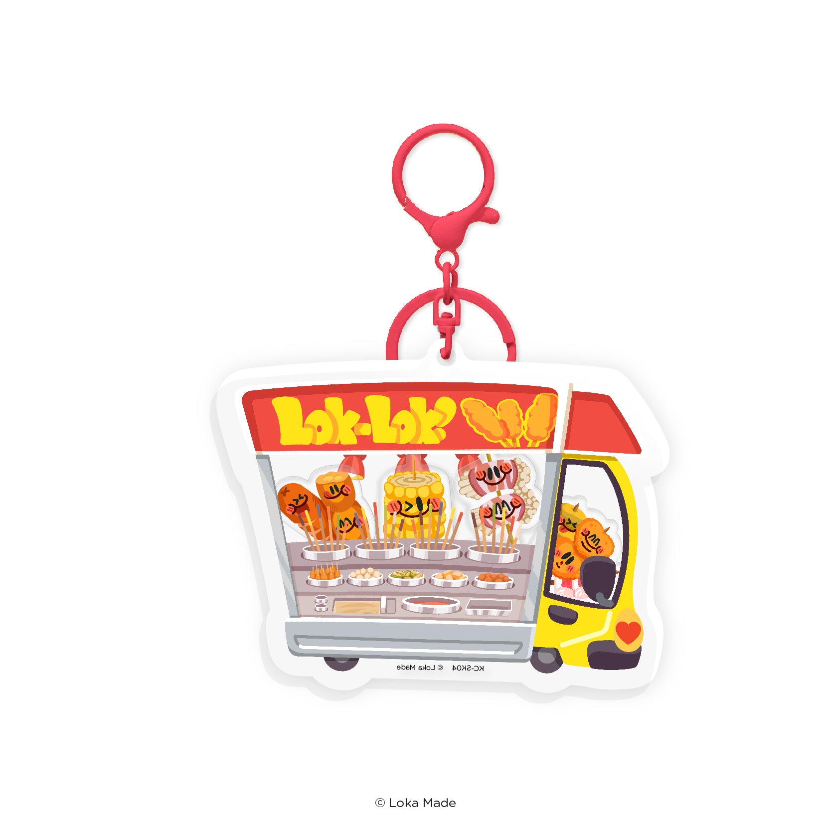 Yum-Yum Shaker ‘Lok-Lok Truck’ - Shaker Keychain