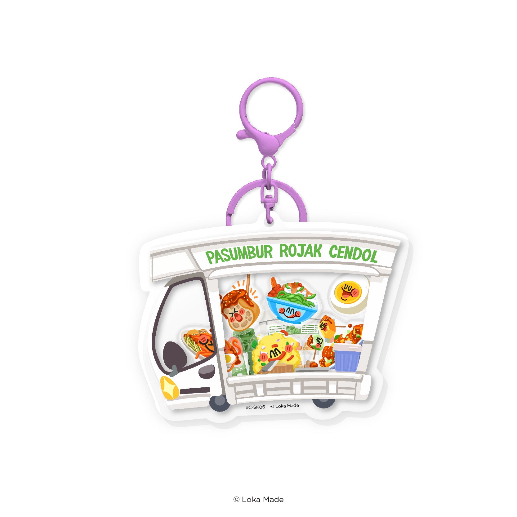 Yum-Yum Shaker ‘Rojak Truck’ - Shaker Keychain