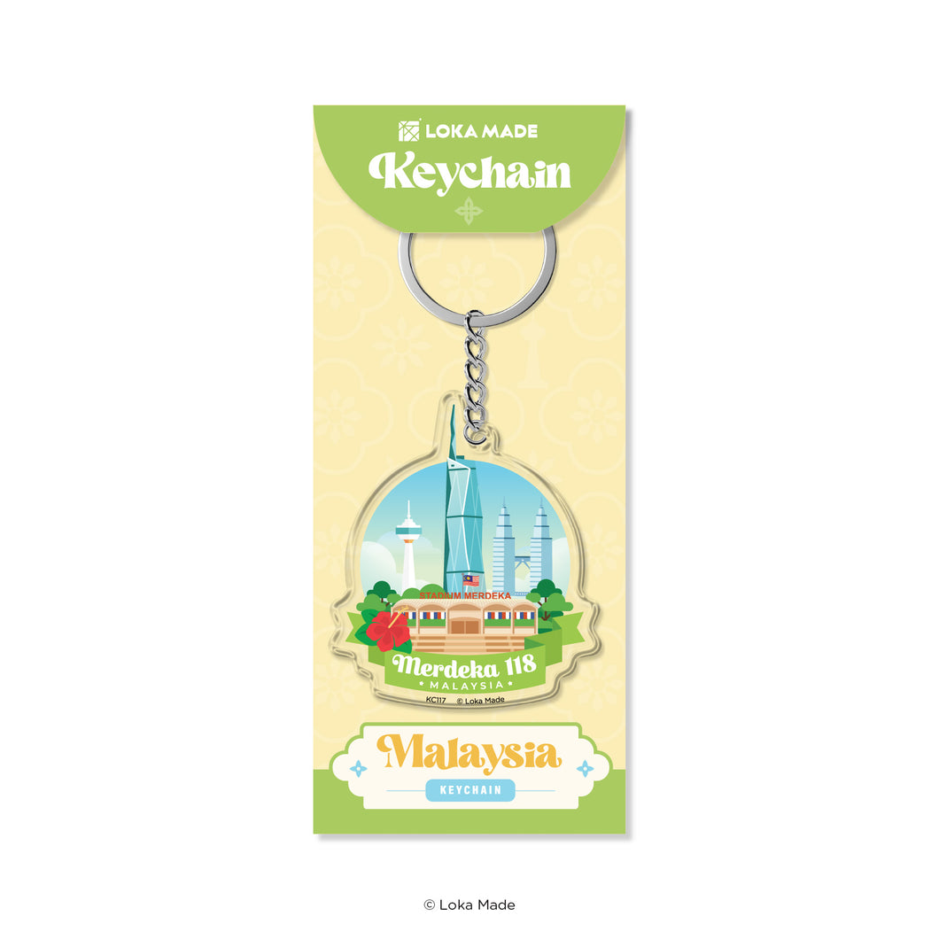 Loka Made Keychain - Rise of Merdeka