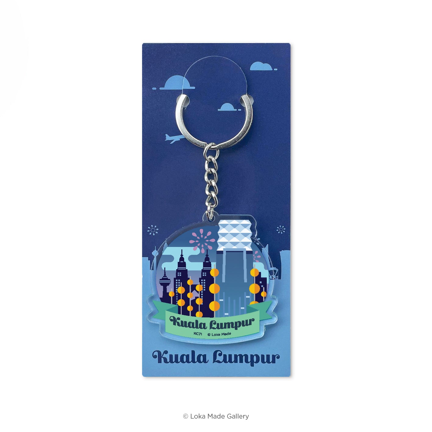 Keychain: Dazzling KL Horizons | Loka Made