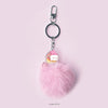KC911 Sweet Tooth Pom Pom Keychain: Pinki Ice Gem (Pink)