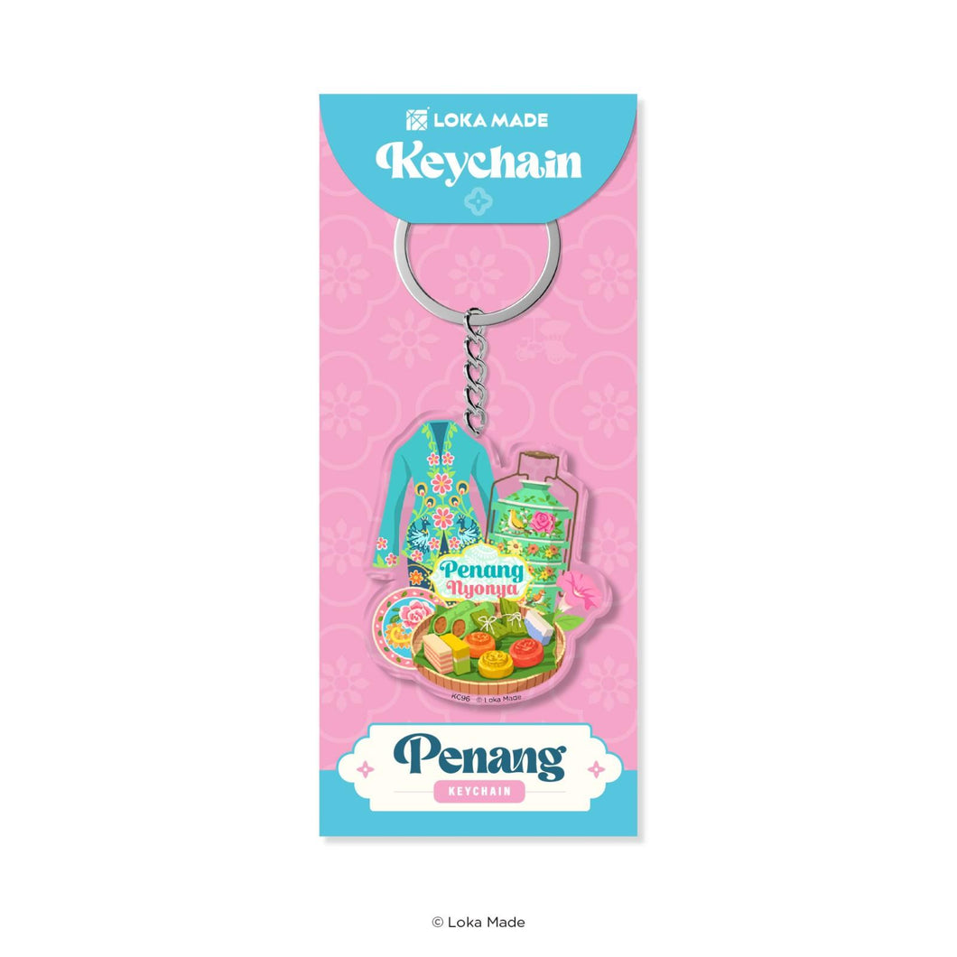 Kebaya & Kuih Delight - Keychain