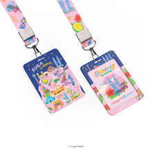 Load image into Gallery viewer, Doodle Land: City Walk in Kuala Lumpur - Lanyard &amp; ID Card Holder
