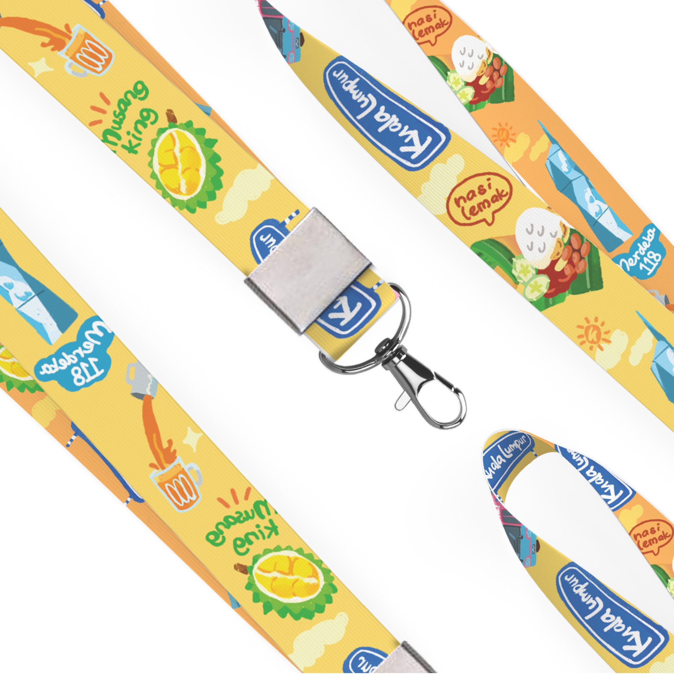 Doodle Land: Jalan Kuala Lumpur - Lanyard & ID Card Holder