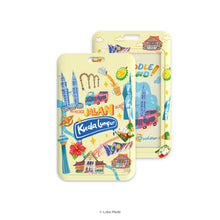 Load image into Gallery viewer, Doodle Land: Jalan Kuala Lumpur - Lanyard &amp; ID Card Holder
