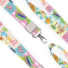 Load image into Gallery viewer, Doodle Land: Penang Island Map - Lanyard &amp; ID Card Holder
