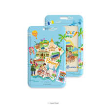 Load image into Gallery viewer, Doodle Land: Penang Island Map - Lanyard &amp; ID Card Holder
