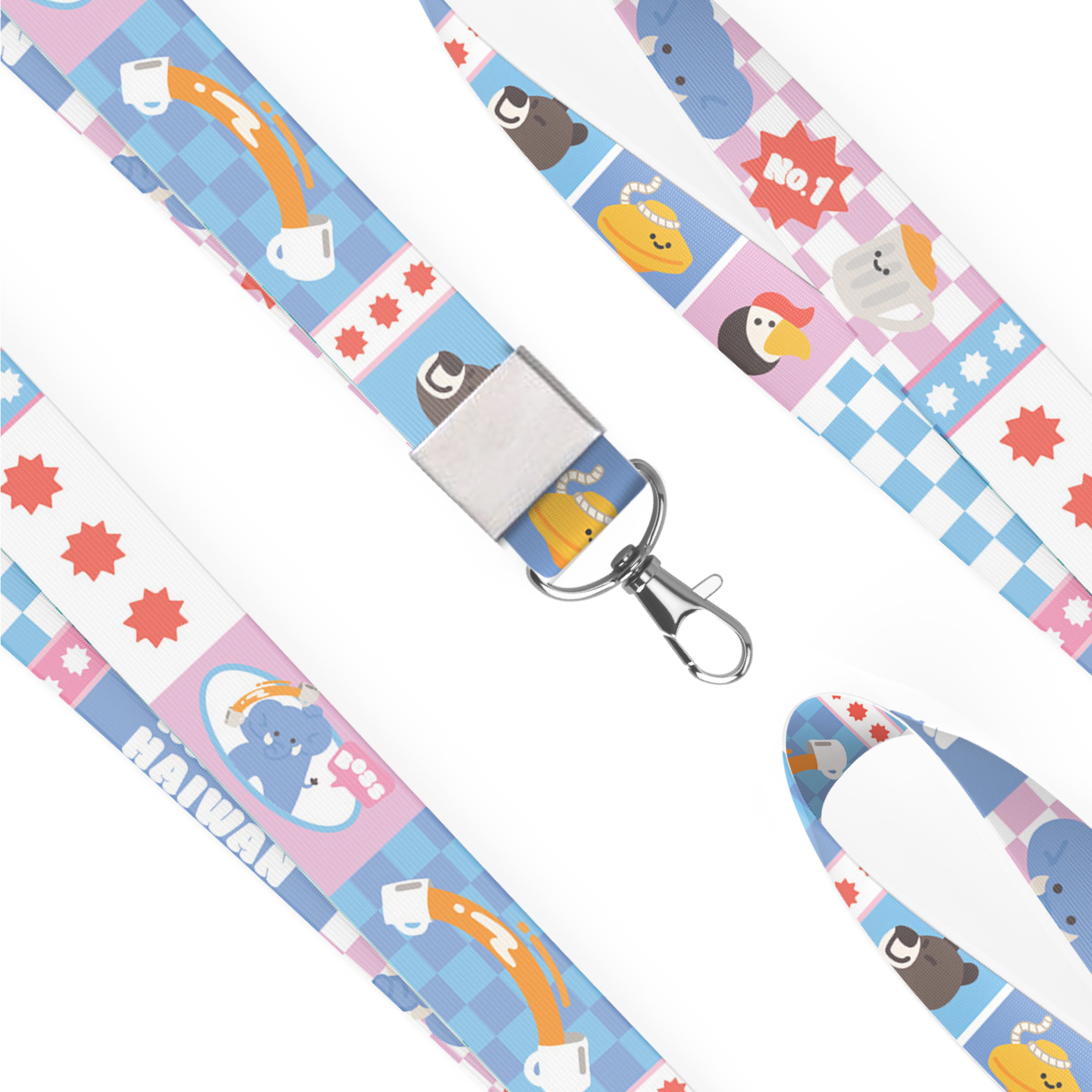 Kawan-Haiwan 'Cozy Gathering' - Lanyard & ID Card Holder