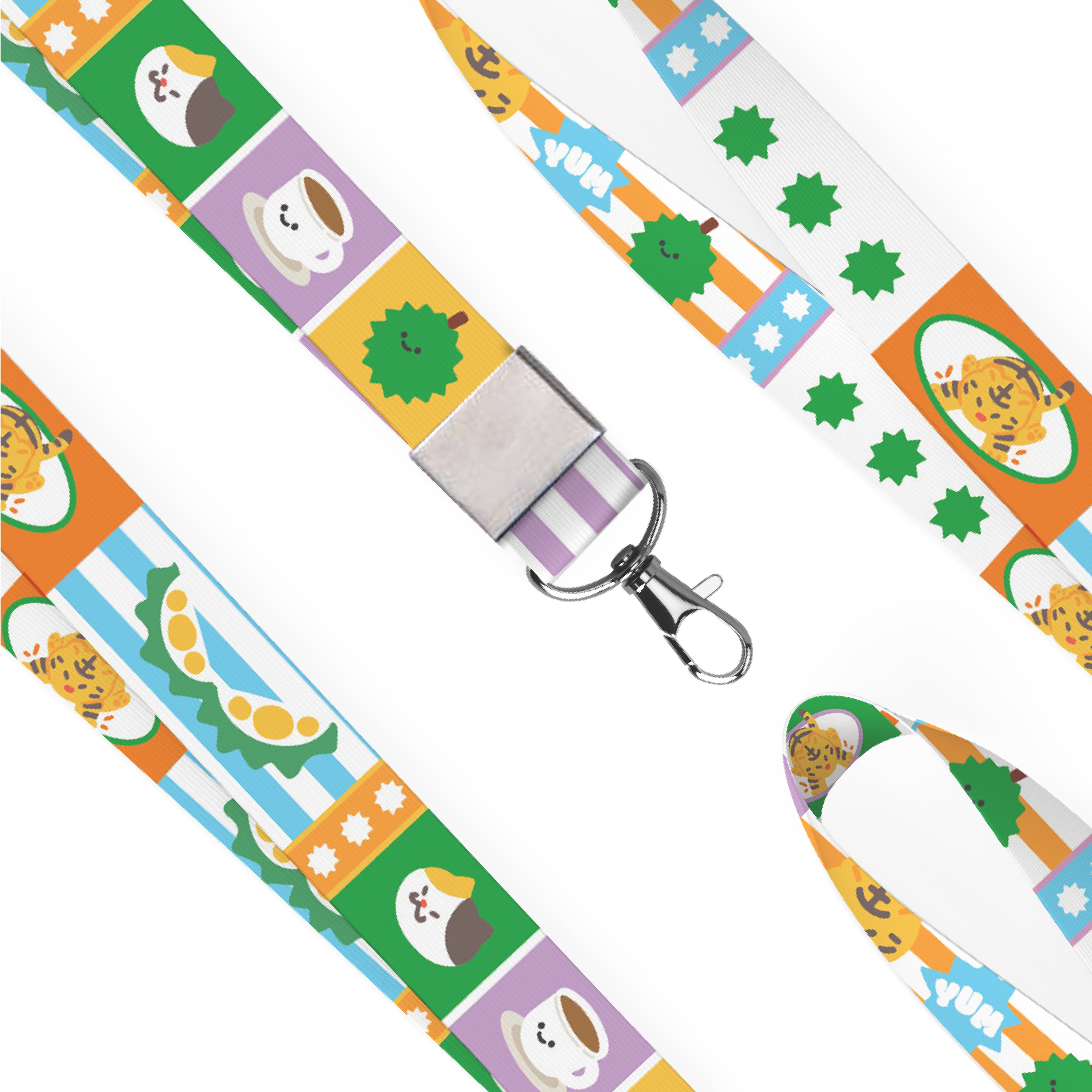 Kawan-Haiwan 'Tea Pals' - Lanyard & ID Card Holder