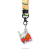 Ikat Tepi 'Teh O Ice Limau' - Short Lanyard with Shaker Keychain