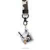 Ikat Tepi 'Michael Jackson' - Short Lanyard with Shaker Keychain