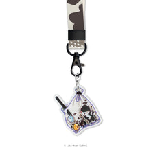 Load image into Gallery viewer, Ikat Tepi &#39;Michael Jackson&#39; - Short Lanyard with Shaker Keychain
