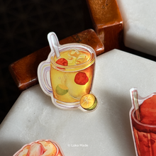 Load image into Gallery viewer, Minum-minuman &#39;Kopi Ice &amp; Limau Asam&#39; - Deco Acrylic Pin
