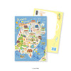 Doodle Land: Penang Island Map - Malaysia Postcard