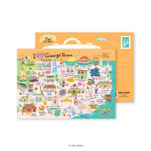 Load image into Gallery viewer, Doodle Land: I Love George Town - Malaysia Postcard
