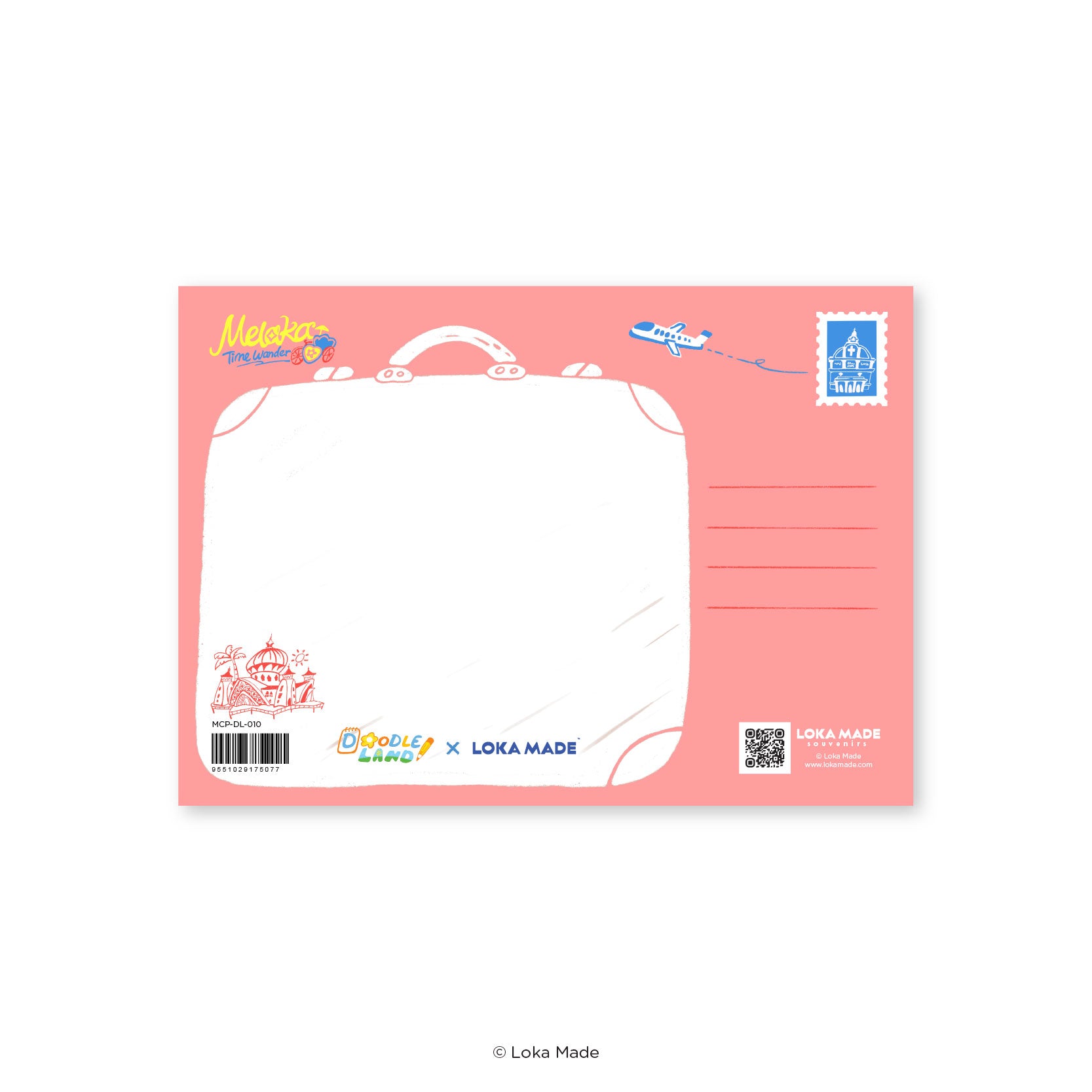 Doodle Land: I Love Melaka - Malaysia Postcard