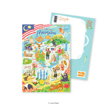 Load image into Gallery viewer, Doodle Land: Colour Hunting In Malaysia - Malaysia Postcard
