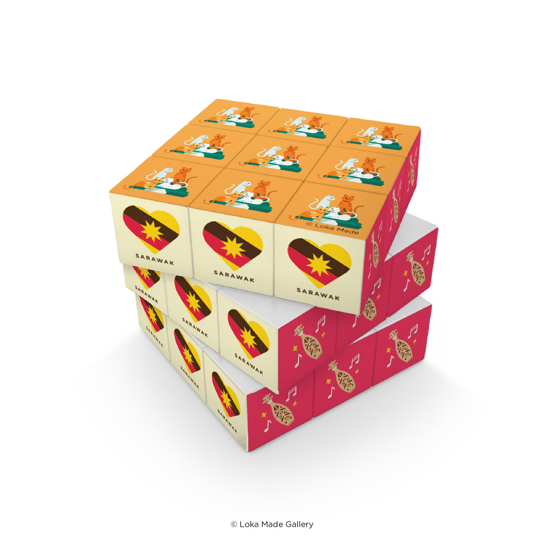 3x3 Magic Cube  Ameowzing Sarawak (MCU09)